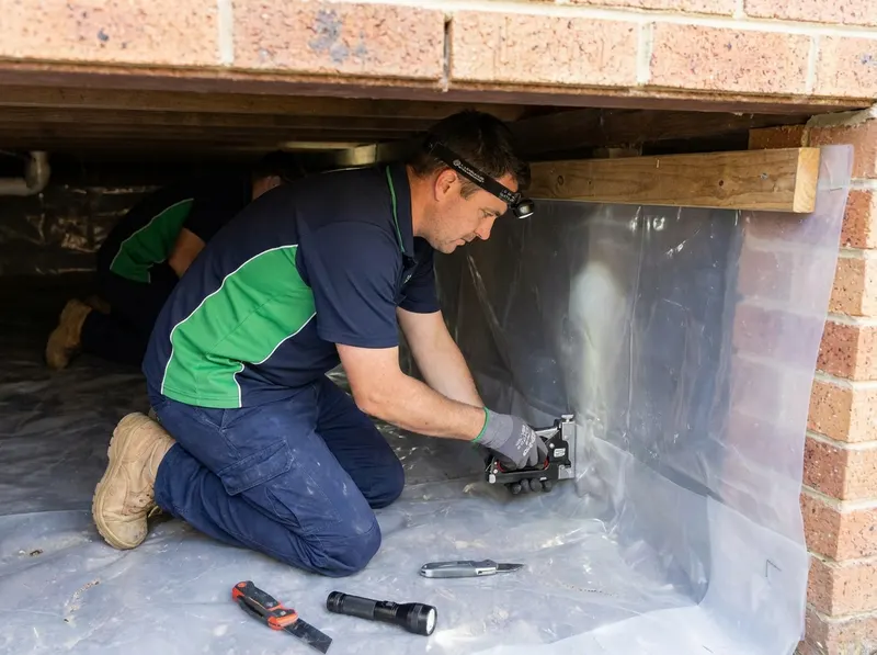 Crawl Space Moisture and Pest Barrier in Memphis, TN