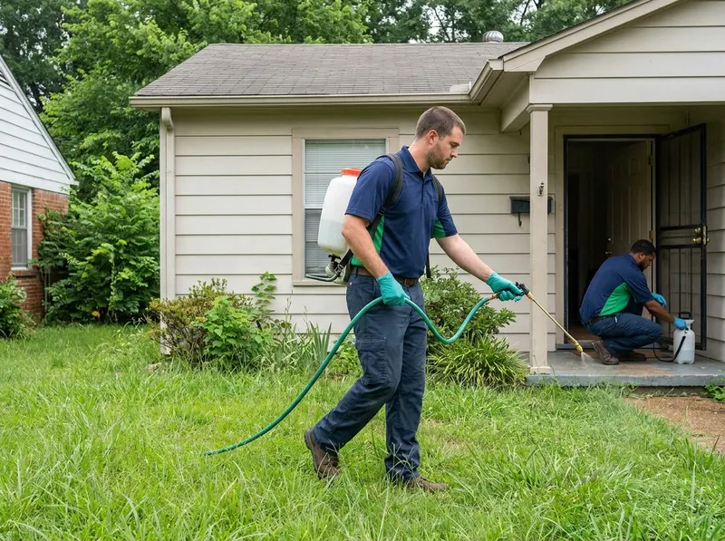Flea and Tick Yard and Interior Cleanout in Memphis, TN